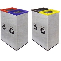 stainless steel recycle bins