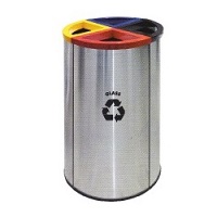 stainless steel recycle bins
